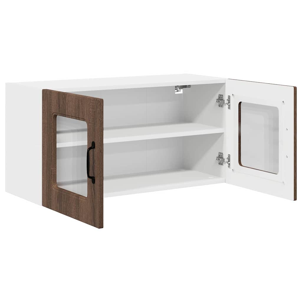 Küchenschrank Braun Eichen-Optik 80 x 31 x 40 cm Holzwerkstoff