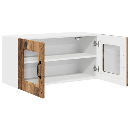 Küchenschrank mit Regal Altholz 80 x 31 x 40 cm Holzwerkstoff