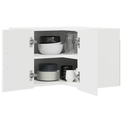 Küchenschrank mit Regal Weiß 57 x 57 x 40 cm Holzwerkstoff