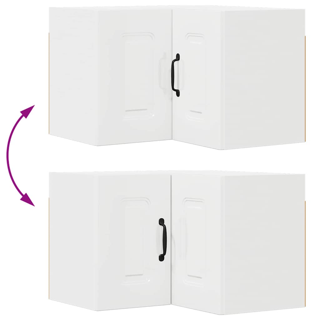 Küchenschrank Hochglanz Weiß 57 x 57 x 40 cm Holzwerkstoff