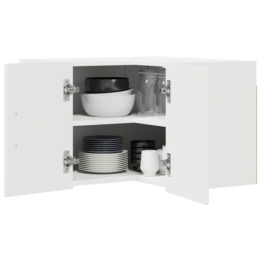 Küchenschrank Hochglanz Weiß 57 x 57 x 40 cm Holzwerkstoff