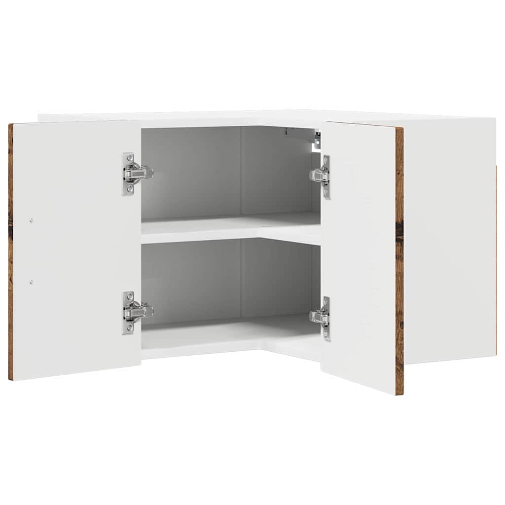 Küchenschrank mit Regal Altholz 57 x 57 x 40 cm Holzwerkstoff