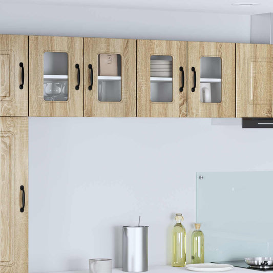 Küchenschrank 2 pcs Sonoma-Eiche 60 x 31 x 40 cm Holzwerkstoff