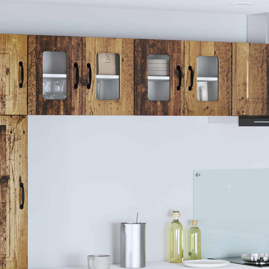 Küchenschrank mit Regal Altholz 60 x 31 x 40 cm Holzwerkstoff