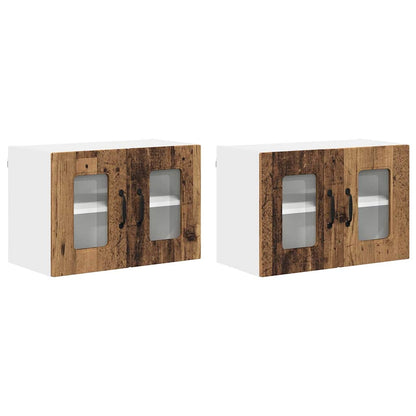 Küchenschrank 2 pcs Altholz 60 x 31 x 40 cm Holzwerkstoff