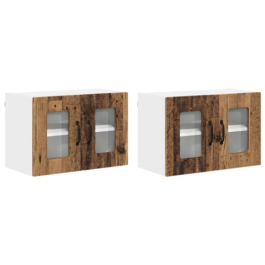 Küchenschrank 2 pcs Altholz 60 x 31 x 40 cm Holzwerkstoff