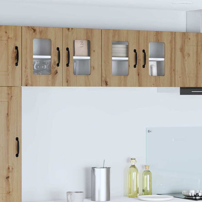 Küchenschrank 2 pcs Artisan-Eiche 60 x 31 x 40 cm Holzwerkstoff