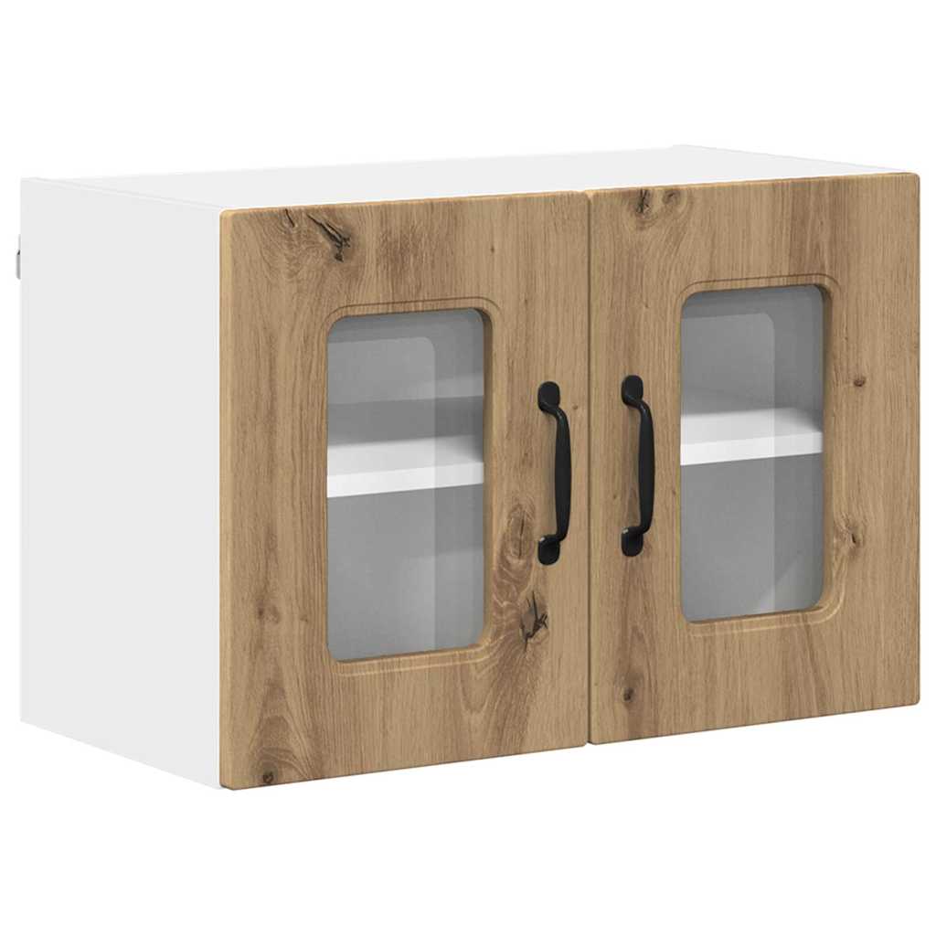 Küchenschrank 2 pcs Artisan-Eiche 60 x 31 x 40 cm Holzwerkstoff
