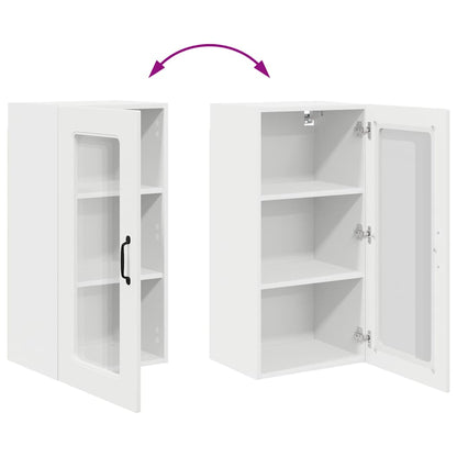 Küchenschrank mit Regal Weiß 40 x 31 x 80 cm Holzwerkstoff