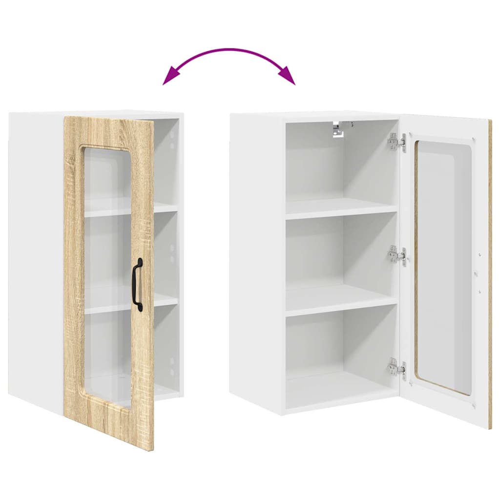 Küchenschrank Sonoma-Eiche 40 x 31 x 80 cm Holzwerkstoff