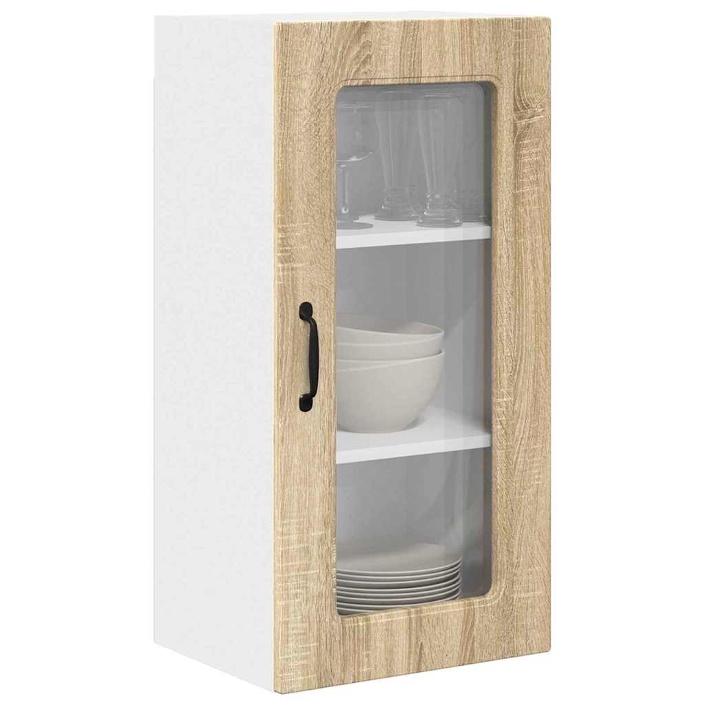 Küchenschrank 2 pcs Sonoma-Eiche 40 x 31 x 80 cm Holzwerkstoff
