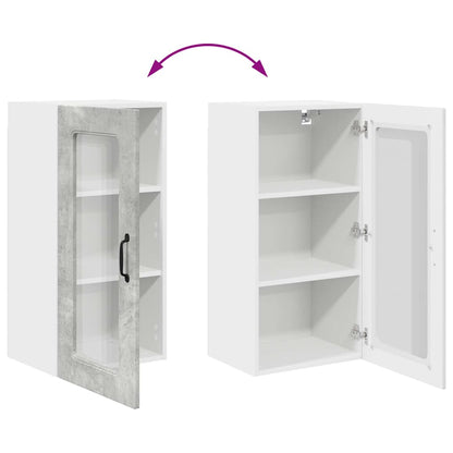 Küchenschrank Beton Grau 40 x 31 x 80 cm Holzwerkstoff