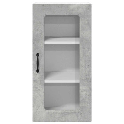 Küchenschrank 2 pcs Beton Grau 40 x 31 x 80 cm Holzwerkstoff