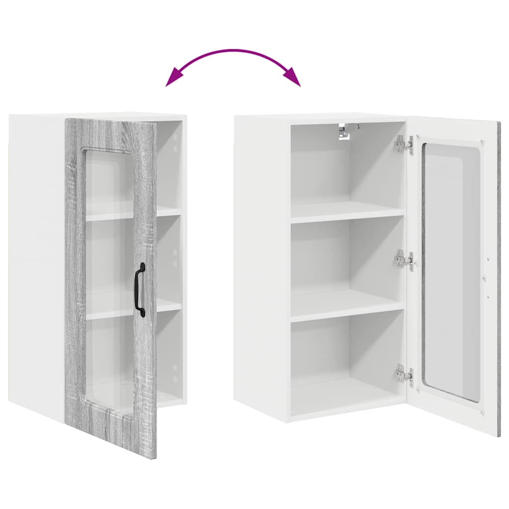 Küchenschrank Graues Sonoma 40 x 31 x 80 cm Holzwerkstoff