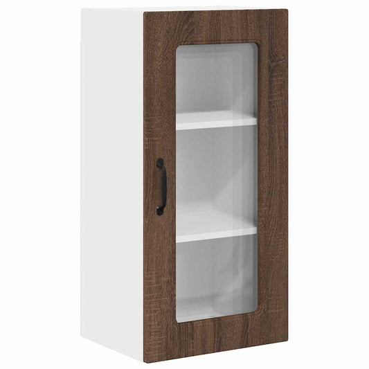 Küchenschrank Braun Eichen-Optik 40 x 31 x 80 cm Holzwerkstoff
