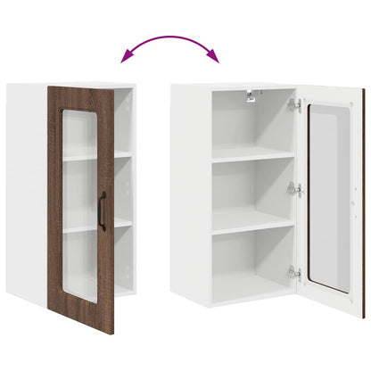 Küchenschrank Braun Eichen-Optik 40 x 31 x 80 cm Holzwerkstoff