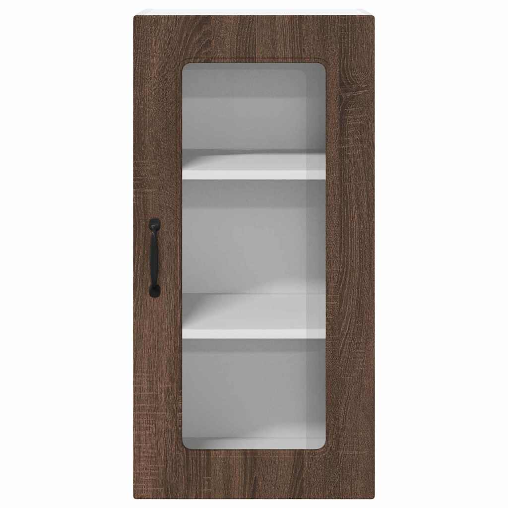 Küchenschrank 2 pcs Braun Eichen-Optik 40 x 31 x 80 cm