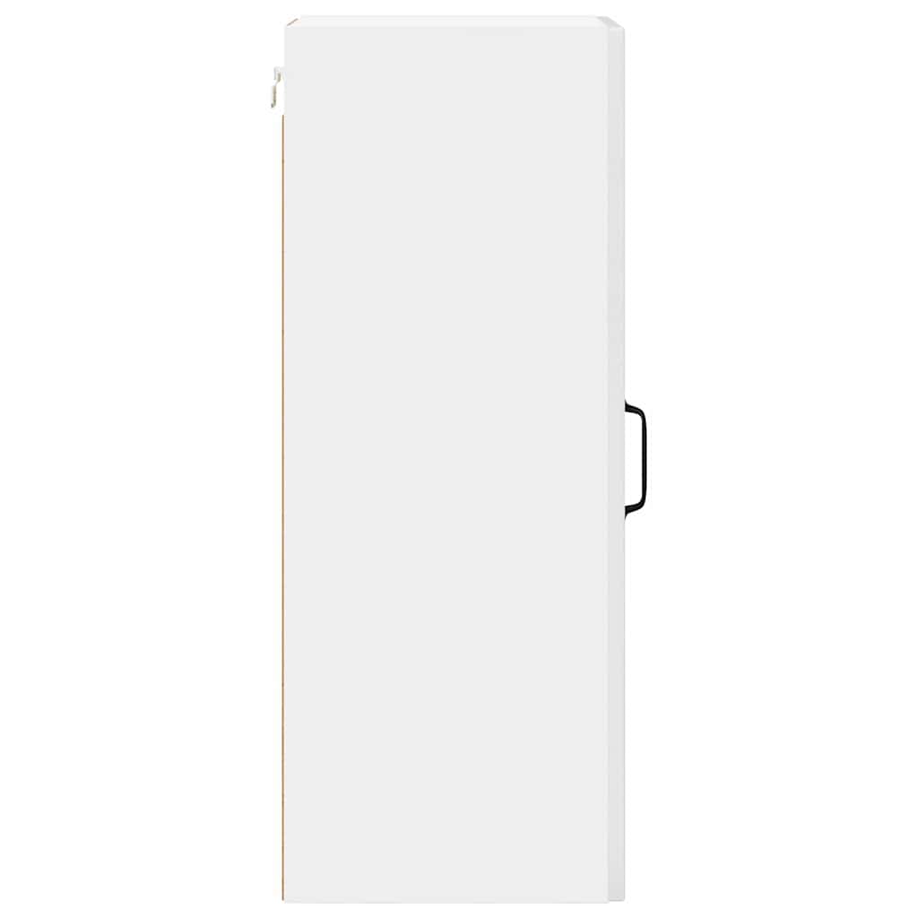 Küchenschrank mit Regal 2 pcs Hochglanz Weiß 30 x 31 x 80 cm