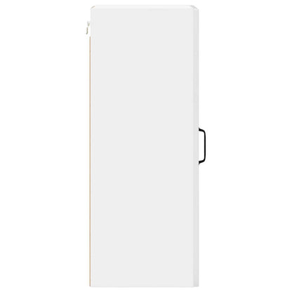 Küchenschrank mit Regal 2 pcs Hochglanz Weiß 30 x 31 x 80 cm