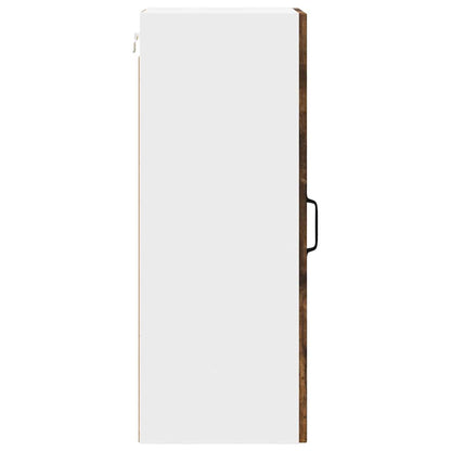 Küchenschrank mit Regal 2 pcs Geräucherte Eiche 30 x 31 x 80 cm