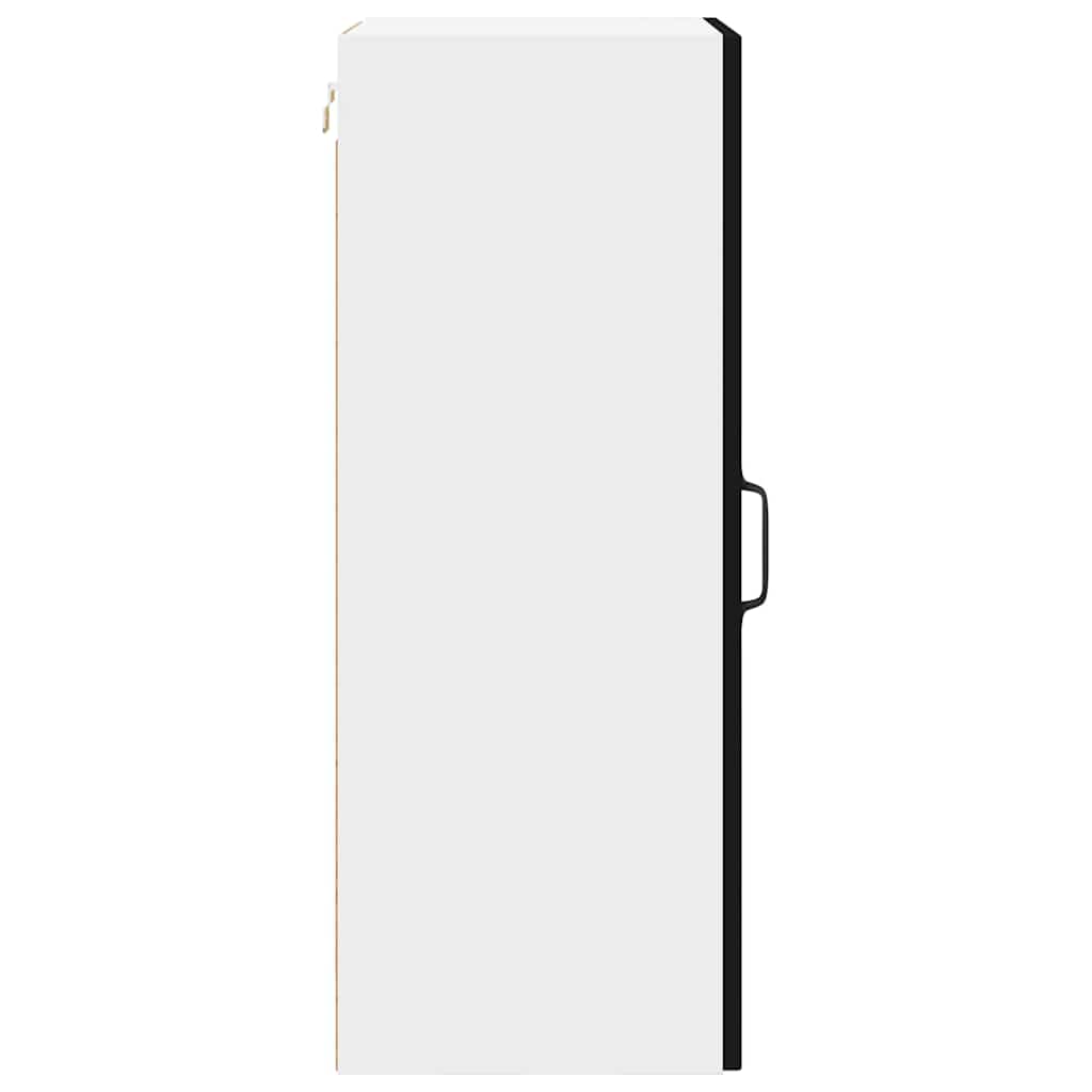 Küchenschrank mit Regal Schwarz 40 x 31 x 80 cm Holzwerkstoff