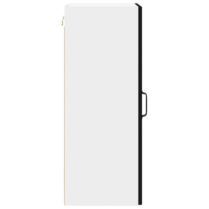 Küchenschrank mit Regal Schwarz 40 x 31 x 80 cm Holzwerkstoff