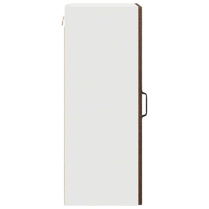 Küchenwandschrank mit Regal Braun Eichen-Optik 40 x 31 x 80 cm