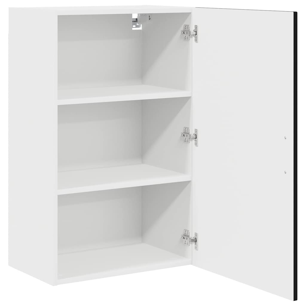 Küchenschrank mit Regal Schwarz 50 x 31 x 80 cm Holzwerkstoff