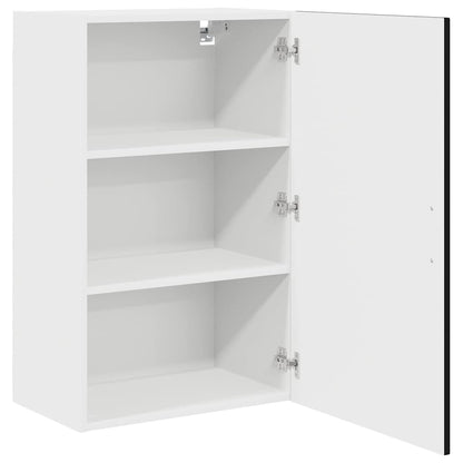 Küchenschrank mit Regal Schwarz 50 x 31 x 80 cm Holzwerkstoff