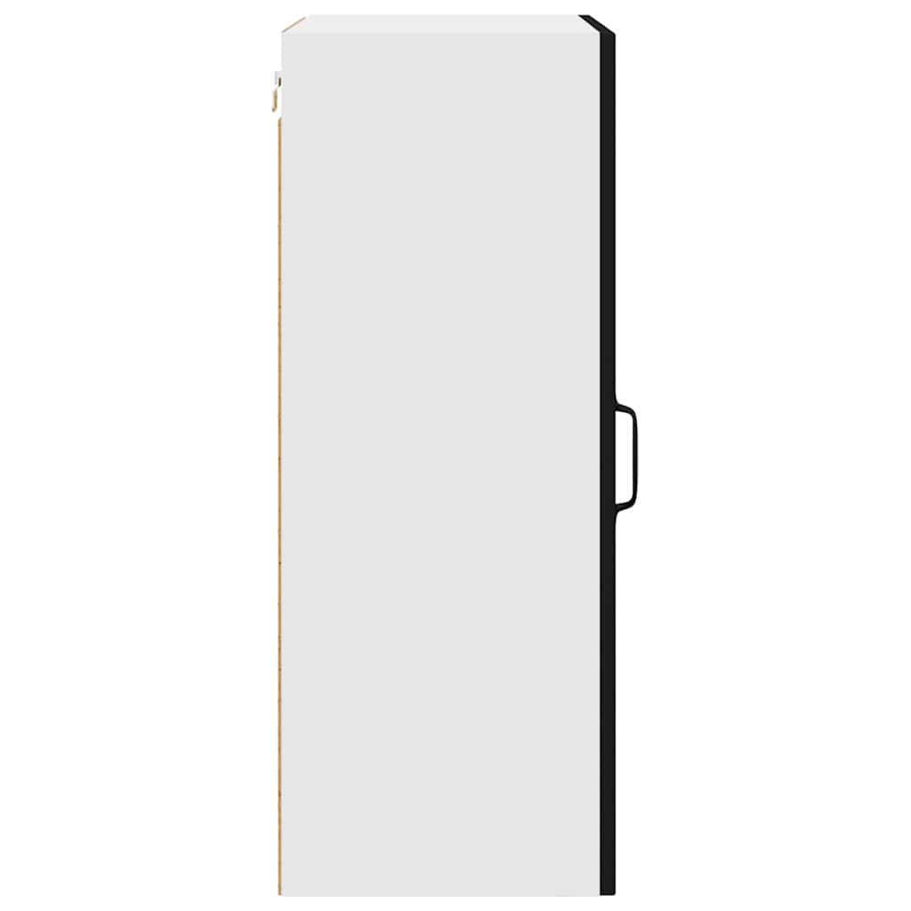 Küchenschrank mit Regal Schwarz 50 x 31 x 80 cm Holzwerkstoff