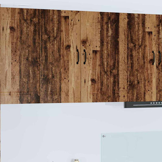 Küchenschrank mit Regal Altholz 80 x 31 x 80 cm Holzwerkstoff