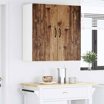 Küchenschrank mit Regal Altholz 80 x 31 x 80 cm Holzwerkstoff