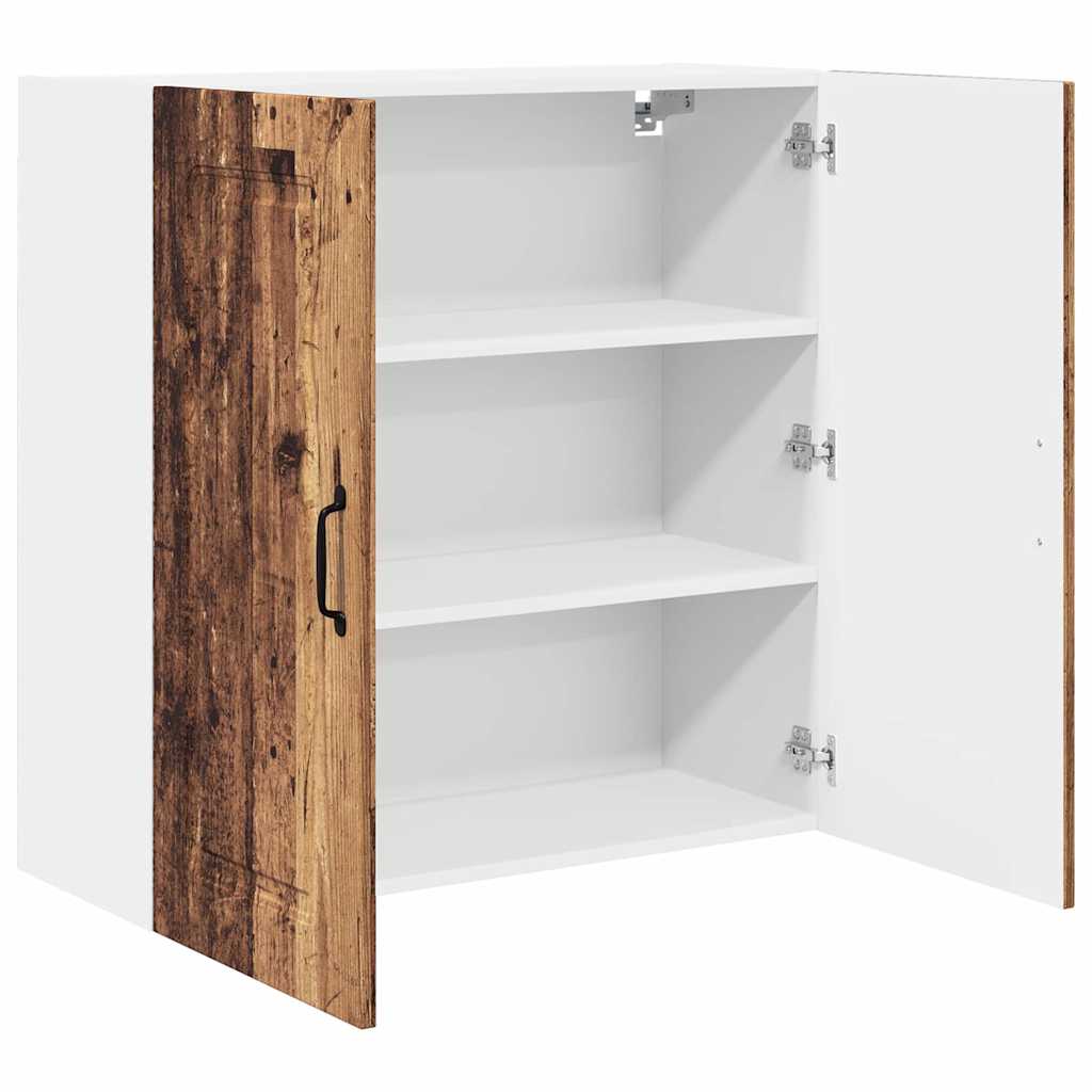 Küchenschrank mit Regal Altholz 80 x 31 x 80 cm Holzwerkstoff