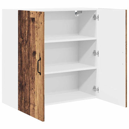 Küchenschrank mit Regal Altholz 80 x 31 x 80 cm Holzwerkstoff
