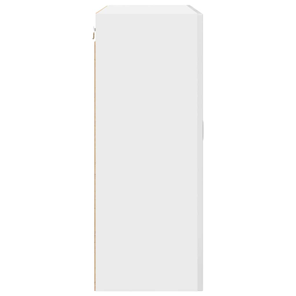 Küchenschrank Hochglanz Weiß 80 x 31 x 80 cm Holzwerkstoff