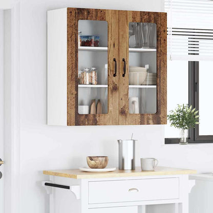 Küchenschrank mit Regal Altholz 80 x 31 x 80 cm Holzwerkstoff