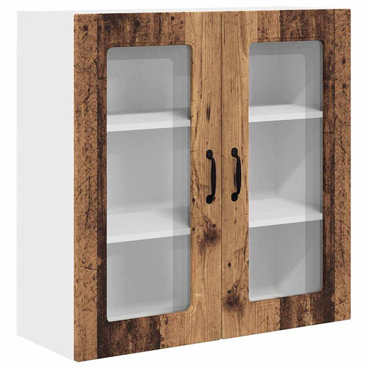 Küchenschrank mit Regal Altholz 80 x 31 x 80 cm Holzwerkstoff