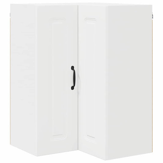 Küchenschrank mit Regal Weiß 57 x 57 x 80 cm Holzwerkstoff