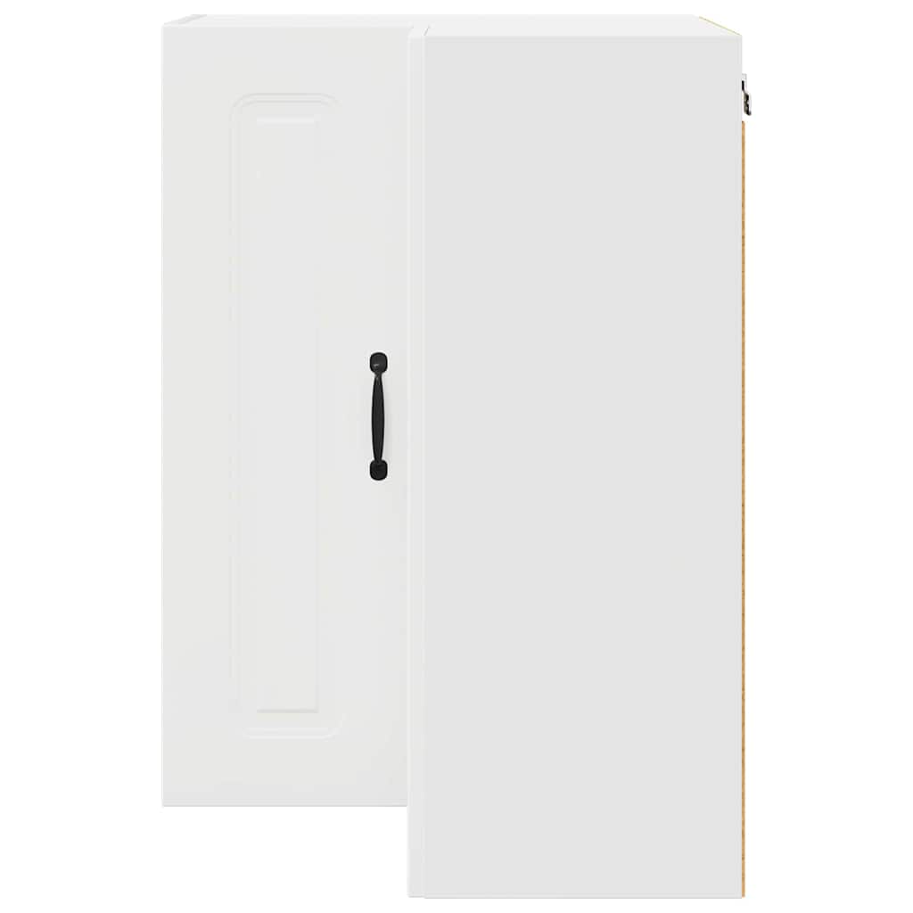 Küchenschrank mit Regal Weiß 57 x 57 x 80 cm Holzwerkstoff