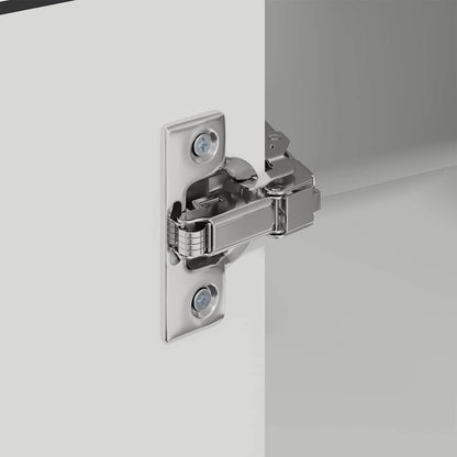 Küchenschrank mit Regal Schwarz 57 x 57 x 80 cm Holzwerkstoff