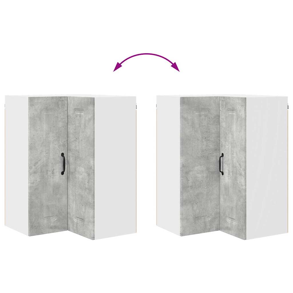 Küchenschrank Beton Grau 57 x 57 x 80 cm Holzwerkstoff