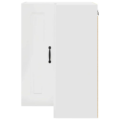 Küchenschrank Hochglanz Weiß 57 x 57 x 80 cm Holzwerkstoff