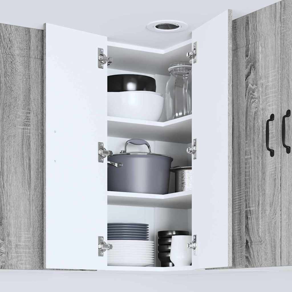 Küchenschrank Graues Sonoma 57 x 57 x 80 cm Holzwerkstoff