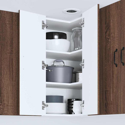 Küchenschrank Braun Eichen-Optik 57 x 57 x 80 cm Holzwerkstoff