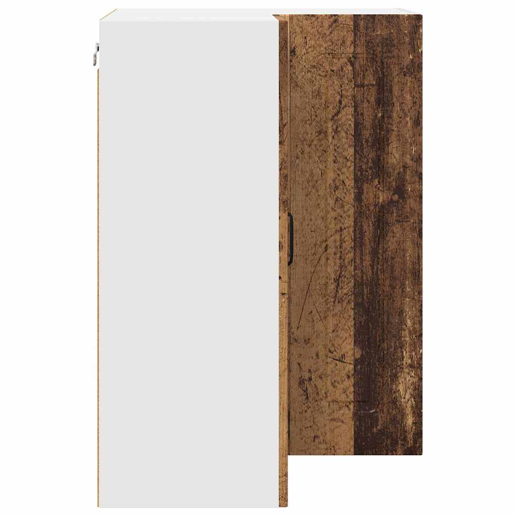 Küchenschrank mit Regal Altholz 57 x 57 x 80 cm Holzwerkstoff