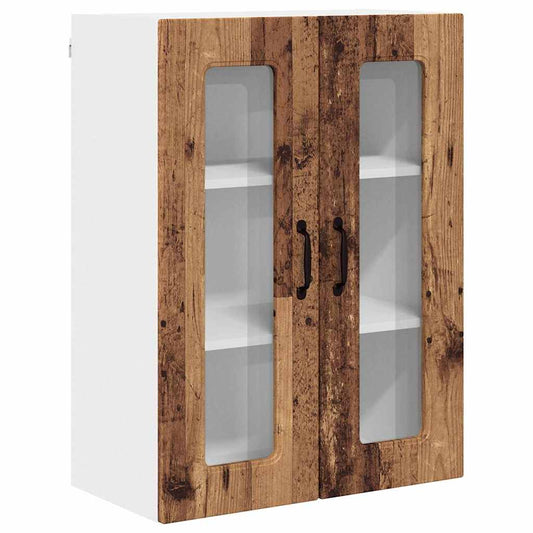 Küchenschrank mit Regal Altholz 60 x 31 x 80 cm Holzwerkstoff