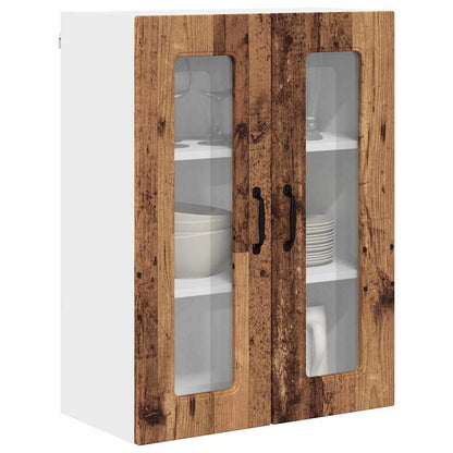 Küchenschrank mit Regal Altholz 60 x 31 x 80 cm Holzwerkstoff