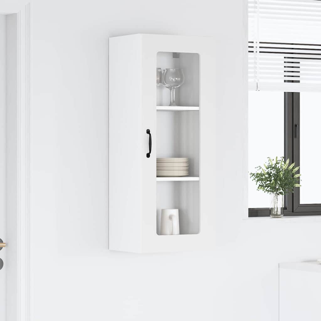 Küchenschrank mit Regal Weiß 40 x 31 x 100 cm Holzwerkstoff