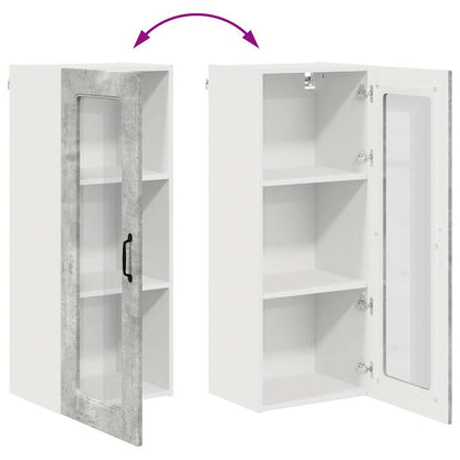 Küchenschrank Beton Grau 40 x 31 x 100 cm Holzwerkstoff