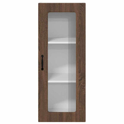Küchenschrank Braun Eichen-Optik 40 x 31 x 100 cm Holzwerkstoff